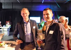 Wim Raateland (Beekenkamp / Deliflor / Aardwarmte Maasdijk) en Frank Barendse (Zuidgeest Growers)